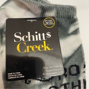 ✨ Schitt’s Creek Rose Apothecary Themed Women’s Ankle Socks (5 Pairs) - NWT ✨